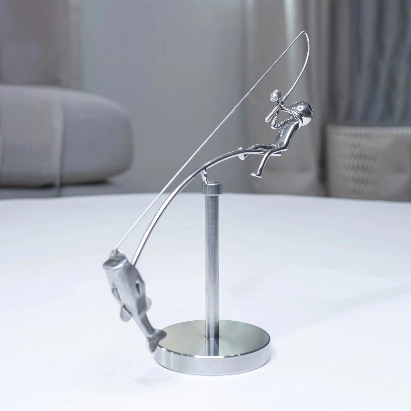 Fisherman Balancing Sculpture